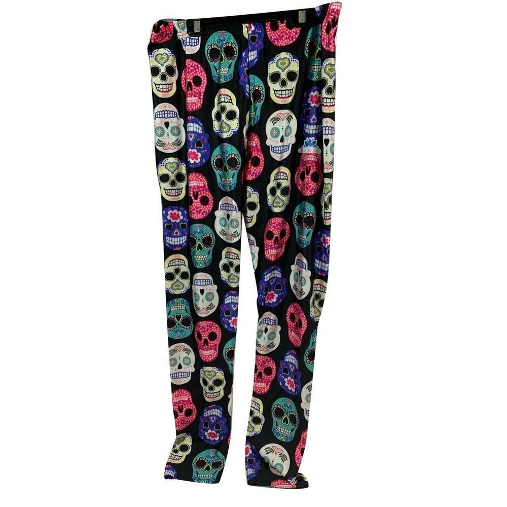 Lotus Leggins Dia de los Muertos Leggings Women's 3XL NWT